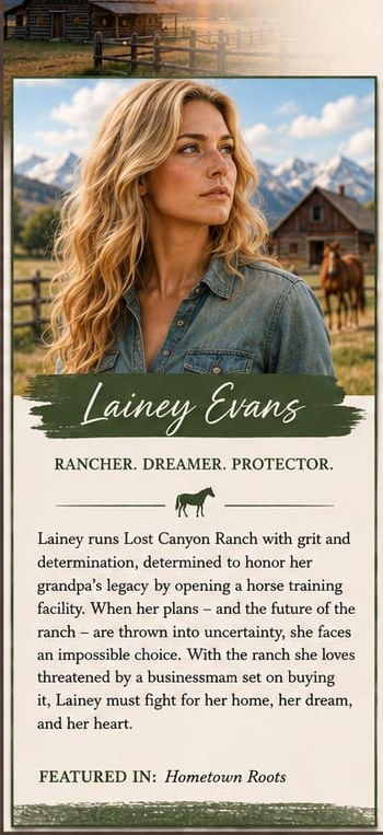 Lainey Evans — a character in Lost Canyon Ranch